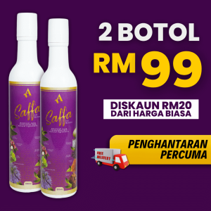 JUS SAFFA 2 BOTOL (PROMO)